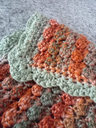 crocheted blanket